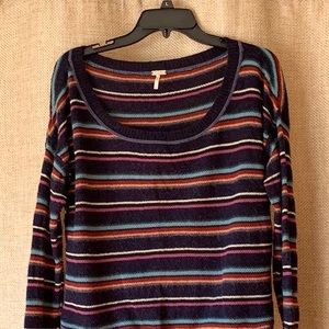 Donated to Eaton Fire Evacuees- Free People Beach Stripped Crop Sweater